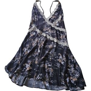 Free People Slip My Mind Trapeze Dress Xs